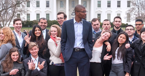 Spring 15 UCLA QIW Students at the White House